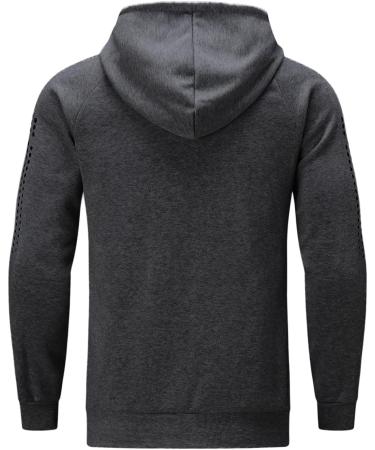 Men's Anime Hoodie - Slim Fit Long Sleeve Zip-up Sweatshirt - Grey, Medium - Buy Online on SooperMarket.com