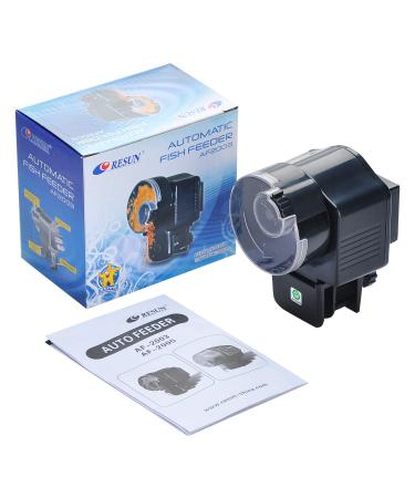 Podazz Aquarium Fish Feeder Vacation Aquarium Automatic Fish Food Dispenser Tank Feeder Timer Auto Feeders for Holiday Vacation Fish Dispenser (AF-2003D) AF-2003D Black