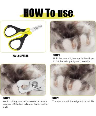 Draftor Pet Nail Clipper Professional Cat Nail Clippers Claw Trimmer Nail Clippers for Dogs Kittens Puppies Hamsters Rabbits and Any Small Pet - Buy Online on SooperMarket.com