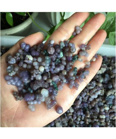 Gemstones and Crystals 50g-300g Natural Purple and Green Crystal Grape Agate Point Specimen Home Decoration FUZEGRDLI (Color : Grape Agate Size : 50g) 50g Grape Agate - Buy Online on SooperMarket.com