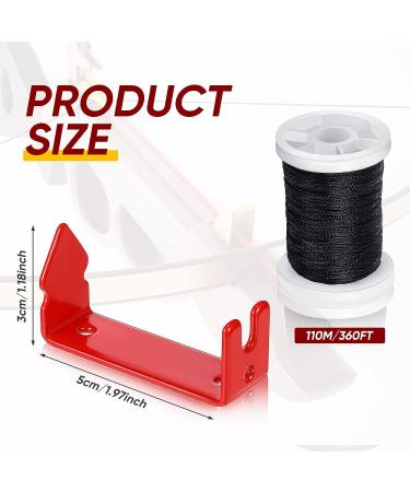 Hanaive Bowstring Separator & Serving Thread Set - Red | Compound Bow Accessory Maintenance Kit - Buy Online on SooperMarket.com
