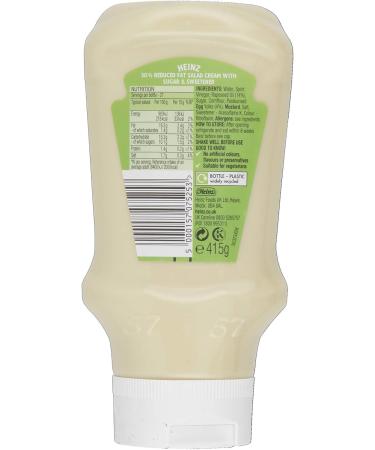 Heinz 30% Less Fat Salad Cream 415g - Pack of 1 - Buy Online on SooperMarket.com