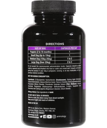 Animology Hip Joint and Flex Dog Food Supplements 60 Capsules - ANM0220 - Buy Online on SooperMarket.com