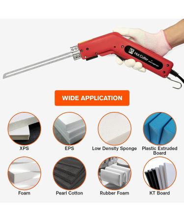 RONGTER Foam Cutter Pro Electric Hot Knife (200W) - Styrofoam Cutting Tool with Blades for Engraving & DIY Handmade - Buy Online on SooperMarket.com