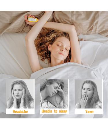 USB Sleep Aid Device for Anxiety & Insomnia Relief - Microcurrent Sleep Instrument in Yellow - Buy Online on SooperMarket.com