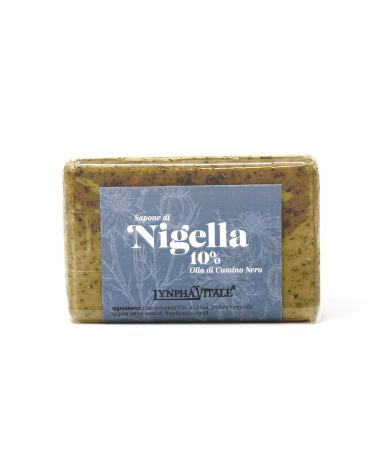Handmade Nigella Sativa Genuine Soap - 100% Pure and Natural Black Seed Soap - Traditional Pure and Organic Soap - Suitable for Children and Sensitive Skin - Made in Italy
