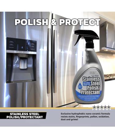 Flitz Stainless Steel Polish - Streak-Free Cleaner for Appliances - 32 oz | Protects Against Fingerprints - Best International Shipping - Buy Online on SooperMarket.com