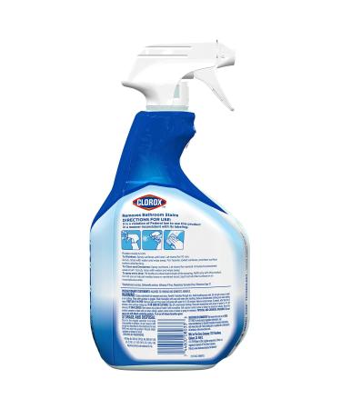 Clorox Disinfecting Bathroom Cleaner, 30 oz Spray Bottle - Bleach Free - Buy Online on SooperMarket.com