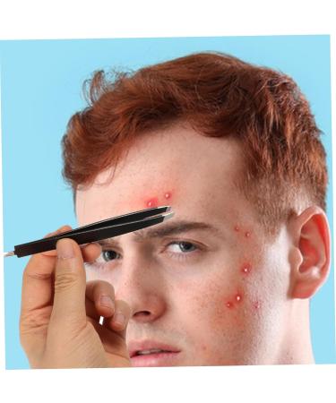 PLAFOPE Double-Ended Eyebrow Tweezers Eyebrow Tweezer Professional False Eyelash Pick Tool Professional Tweezer Specialty Tools Eyebrow Trimming Tweezer Stainless Steel - Buy Online on SooperMarket.com