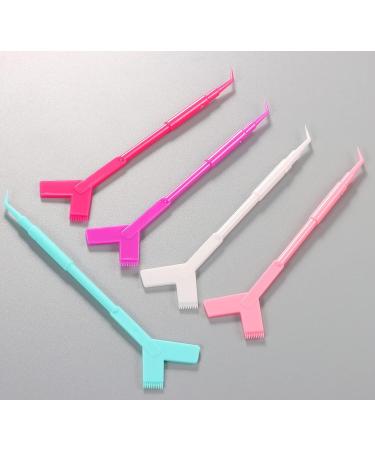 Stainless Steel Tweezers Set for Women - Facial Hair Removal and Lash Extension Kit (1-76pcs) - Buy Online on SooperMarket.com