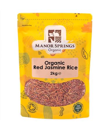 Organic Red Jasmine Rice 2kg by Manor Springs Organic