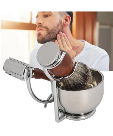 Jauarta Manual Beard Trimmer Set | Alloy Brush & Bowl Stand for Perfect Grooming - Men & Women - Buy Online on SooperMarket.com