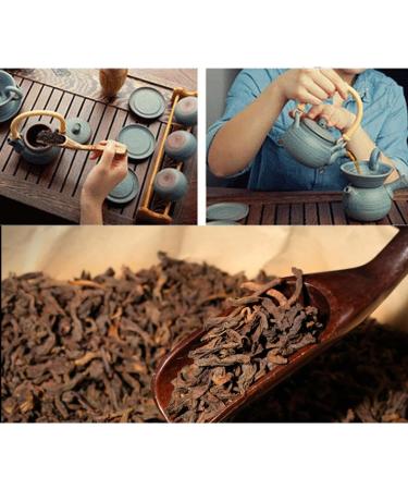 Pu'Er Ripe Tea 60G(2.1Oz) The Taste of The Tea Leaves is Pleasant and Indifferent The Taste is Mellow The Tea Soup is Full The Soup Has a Thick Taste for Family and Friends - Buy Online on SooperMarket.com