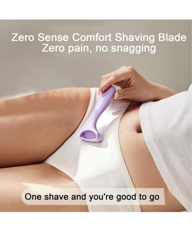 WHRCY Women's Razors for Sensitive Skin - Gentle Hair Removal for Body & Pubic Areas - Purple Personal Care Solution - Buy Online on SooperMarket.com