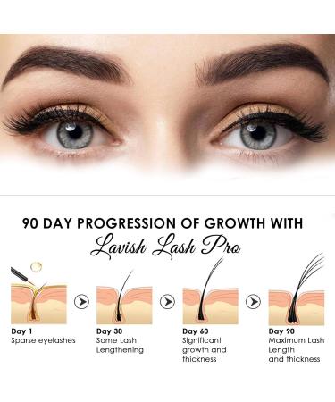 Premium Eyelash Growth Serum | Boost Length & Thickness | Vegan Cruelty-Free Eyebrow Enhancer - Buy Online on SooperMarket.com