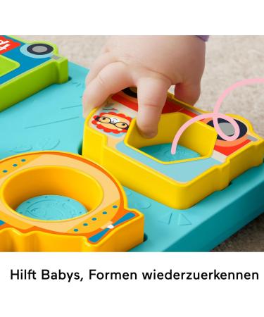 Buy Fisher-Price Vehicle Puzzle - Interactive Form Sorting Toy with 40 Songs & Lights | Ages 9+ Months - International Shipping - Buy Online on SooperMarket.com