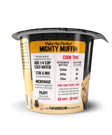 FlapJacked Mighty Muffins Banana Chocolate Chip 12 Pack - High Protein (20g) - Buy Online on SooperMarket.com