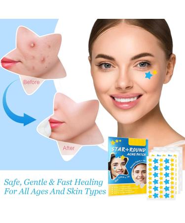 126 PCs Star-Shaped Pimple Patch Set | Hydrocolloid Tea Tree Oil & Salicylic Acid | Waterproof & Suitable for All Skin Types - Buy Online on SooperMarket.com