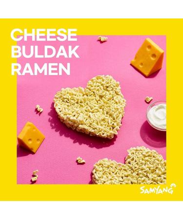 Samyang Hot Chicken Flavour Buldak Noodles Cheese Halal 140g (Pack of 5) - Buy Online on SooperMarket.com