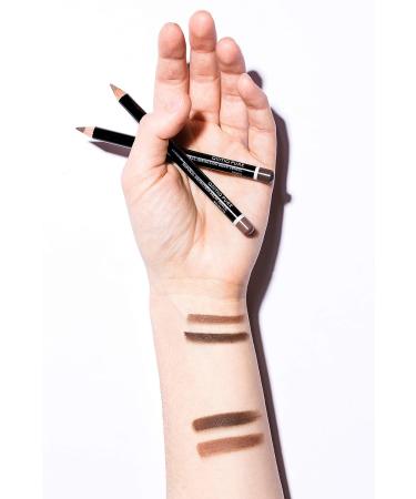 Alima Pure Natural Definition Brow Pencil with Jojoba Oil - Brunette | Mineral Eyebrow Makeup .04 oz - Buy Online on SooperMarket.com