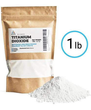 Pure Titanium Dioxide for Soap Making - Whitening Colorant for DIY Crafts - Titanium Dioxide Powder - Buy Online on SooperMarket.com