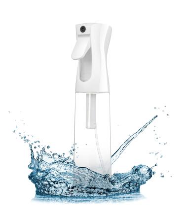 LSAIFATER Hair Spray Bottle with Continuous Water Mist for Hairstyles Plants Cleaning 300 ml (Pack of 1) Transparent