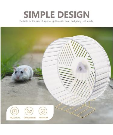 Gerbil Pig Wheel 12 Inch Silent Hamster Wheel | 26.5X23cm | Quiet Exercise Wheel - Buy Online on SooperMarket.com