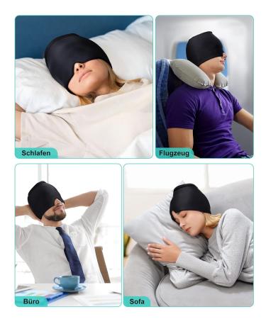 Ultimate Migraine Relief Mask | Cooling Cap & Gel Pads for Headaches - Buy Online on SooperMarket.com