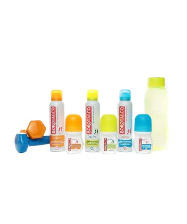 Borotalco Deo Roll-On Active Mineral Salt 50ml - Natural Odor Protection - International Shipping Available - Buy Online on SooperMarket.com