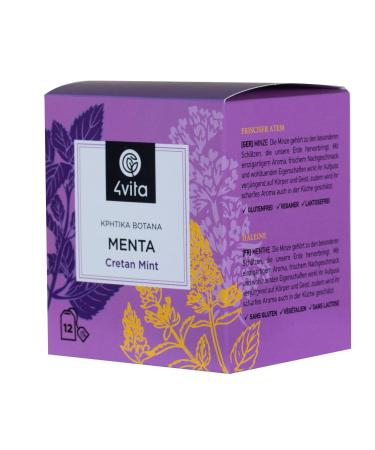 Greek Herbal Tea Mint by 4Vita 12(sachets)