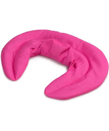 Buy Pink Neck Pillow with Stand-Up Collar | Comfort & Heat Pad - Rapeseed Filling | International Shipping Available - Buy Online on SooperMarket.com