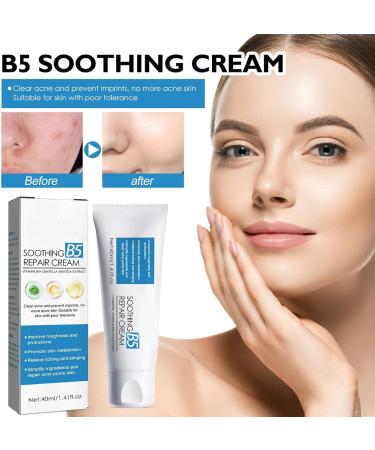 Repairing Face Cream Smoothing Day Cream Anti-Redness Moisturising Cream Firming Face Cream for Sensitive Skin Vitamin B5 Cream Against Acne Brightening & Skin Repair - Buy Online on SooperMarket.com