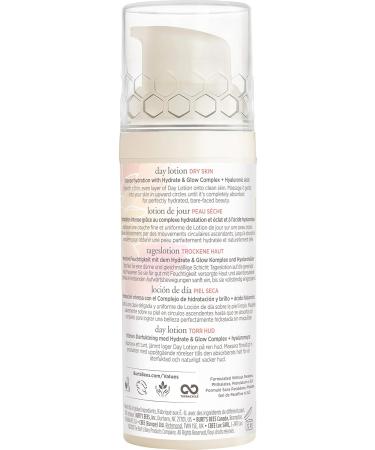 Burt's Bees Truly Glowing Hydrating Daily Face Lotion Face Cream Moisturizer for Dry Skin with Hyaluronic Acid 98.9% Natural Origin Developed with Dermatologists 51g Day Lotion for Dry Skin - Buy Online on SooperMarket.com