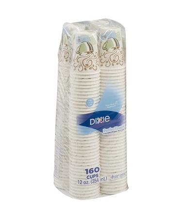 Dixie PerfecTouch 12 oz. Insulated Paper Hot Coffee Cup - 160 Cups/Case, Coffee Haze Design - Buy Online on SooperMarket.com