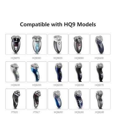 HQ9 Replacement Shaver Head Blades for Philips Norelco - 6 Pack (HQ9070 HQ9080 HQ8240/8260 PT920 8140XL 8160XL 8170XL) - International Shipping Available - Buy Online on SooperMarket.com