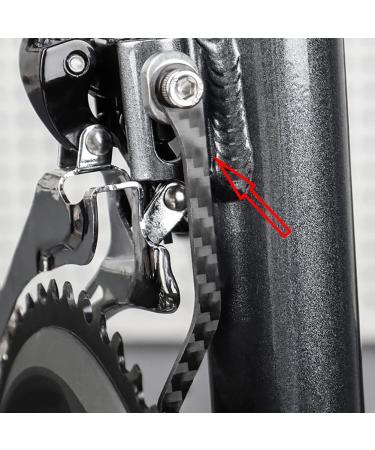 TEQIN Ultralight Carbon Fiber Chain Catcher - Bicycle Chain Anti-Drop Stabilizer - Buy Online on SooperMarket.com