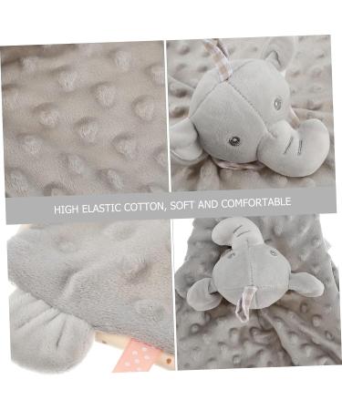 Healvian Baby Bunny Plush Teething Toy Blanket - Grey 34x32cm - Buy Online on SooperMarket.com