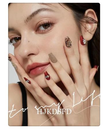 Shop 24Pcs White French Tip Long Press on Nails - Glossy Acrylic False Nails with Rhinestones & Designs for Women | Perfect for International Shipping - Buy Online on SooperMarket.com