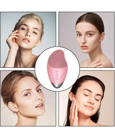 Maodom Face Cleansing Brush Soft Silicone Face Cleansing Brush | Vibrating Rechargeable Waterproof Skin Care Tool for Firming Enhances Product Absorption Pink (English) - Buy Online on SooperMarket.com