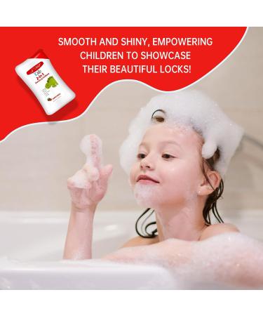 Kids 2in1 Shampoo & Conditioner - Gentle Paraben & Dye-Free Formula for Delicate Hair - Daily Moisturizing - 10.14 fl. oz Strawberry - Buy Online on SooperMarket.com