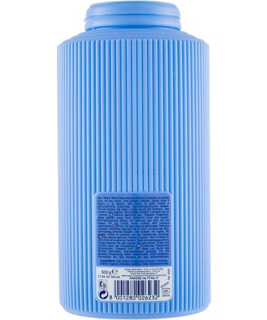 Felce Azzurra Talc - All-Natural Delicate Powder | Classic Fragrance | 500g (1 Pack) - Shop Internationally - Buy Online on SooperMarket.com