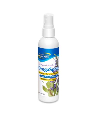 North American Herb & Spice OregaSpray - 4 fl. oz. - All-Natural Surface Cleaner, Air Deodorizer, & Vegetable Wash - Includes Clove, Cumin, Lavender, Oregano Oil - Non-GMO 4 Ounce