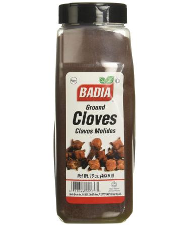 Badia Cloves Ground, 16 oz 1 Pound (Pack of 1)