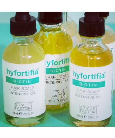 Style Factor Hyfortifia Biotin Shampoo & Conditioner Treatment | Shine Strengthen & Nourish Hair | Made in USA (Hair Scalp Intensive Oil 2 Oz) - Buy Now - Buy Online on SooperMarket.com