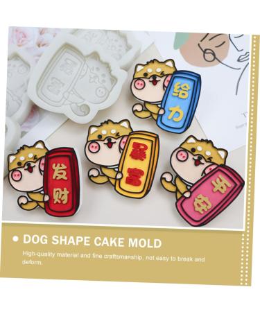 NUOBESTY 4 Pcs Shiba Inu Drawing Stencil Silicone Molds De Para Gelatinas Handmade Craft Mold Crystal Plaster - Buy Online on SooperMarket.com