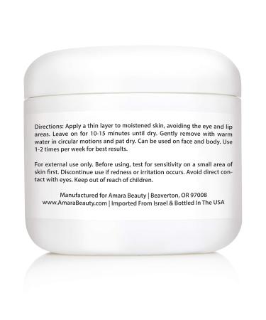 Buy Amara Beauty Dead Sea Mud Mask - Pure Detoxifying Mud for Face & Body - 8 oz | Nourish & Restore Healthy Skin - Buy Online on SooperMarket.com