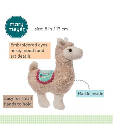 Mary Meyer Super Soft Baby Rattle - Lily Llama - 5 Inches - Buy Online on SooperMarket.com
