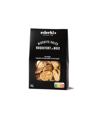 Roquefort and Walnut Biscuits 80g