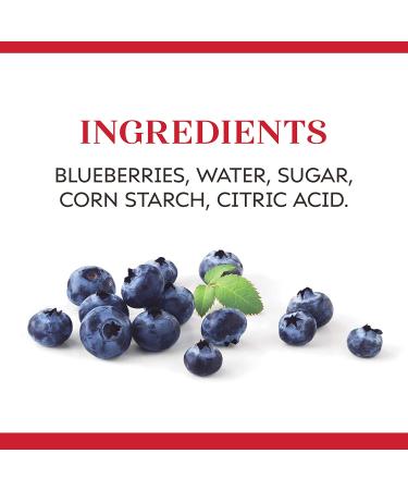 Duncan Hines Comstock Simply Blueberry Pie Filling 21oz (Pack of 8) - Delicious and Easy to Use! - Buy Online on SooperMarket.com
