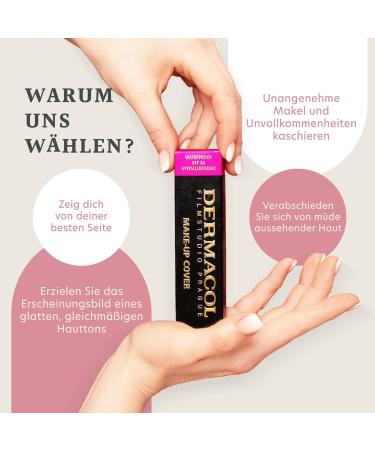 Dermacol Full Coverage Liquid Foundation SPF 30 - Matte Waterproof Makeup for Oily Skin & Dark Circles 30g (Color 215) - Long-Lasting Beauty - Buy Online on SooperMarket.com